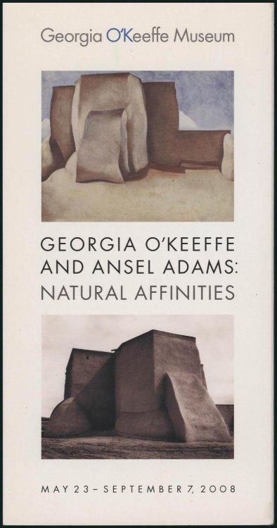 Image for Gallery Handout: Georgia O'Keeffe and Ansel Adams: Natural Affinities Gallery Handout: Georgia O'Keeffe and Ansel Adams: Natural Affinities