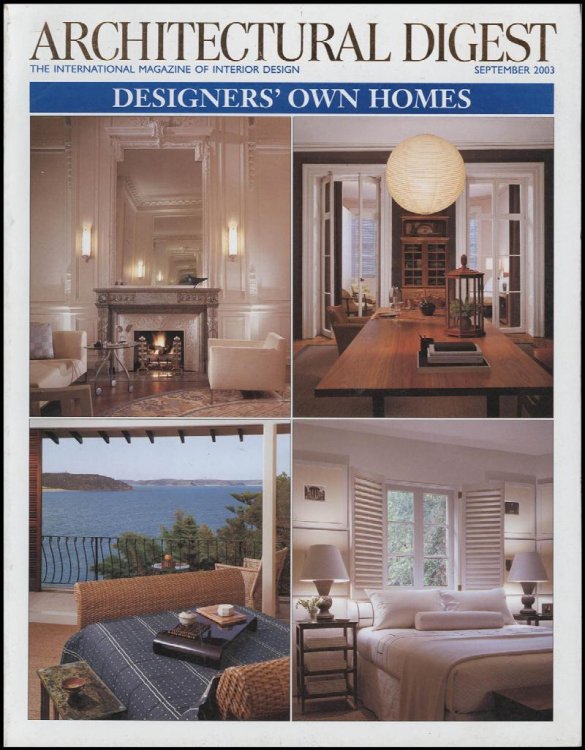 Image for Architectural Digest: Designers' Own Homes (September 2003) Architectural Digest: Designers' Own Homes (September 2003)