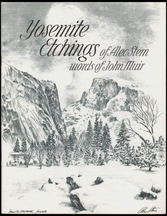 Image for Yosemite Etchings of Alec Stern, words of John Muir Yosemite Etchings of Alec Stern, words of John Muir