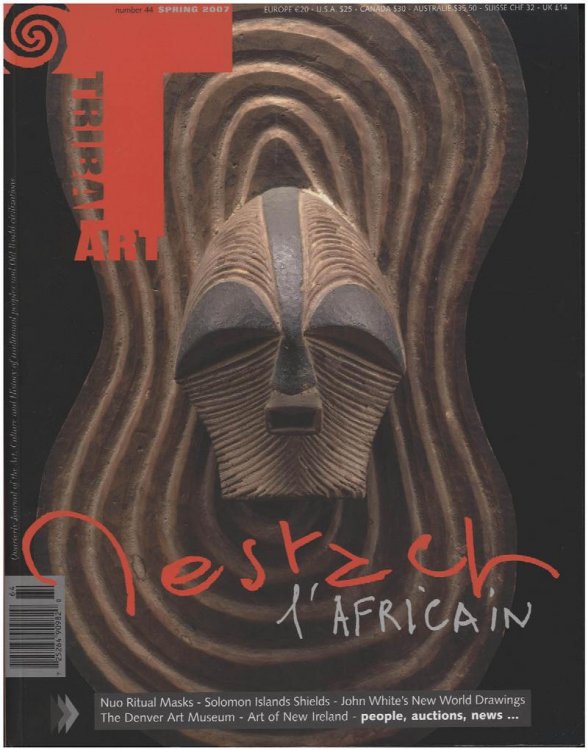 Image for Tribal Arts XI:3, Number 4 (Spring 2007) Nuo Ritual Masks, Solomon Islands Shields Tribal Arts XI:3, Number 4 (Spring 2007) Nuo Ritual Masks, Solomon Islands Shields