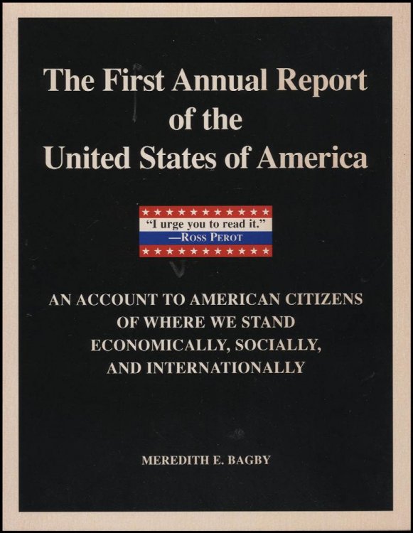Image for The First Annual Report of the United States of America The First Annual Report of the United States of America