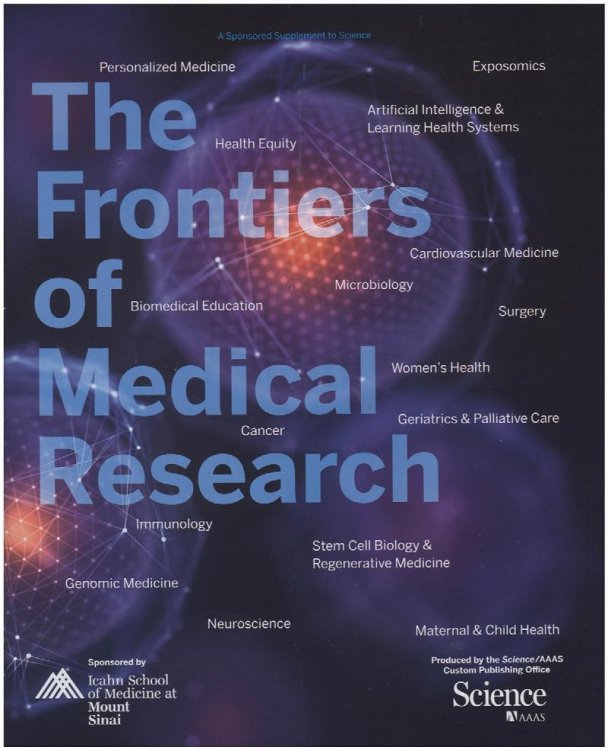 Image for The Frontiers of Medical Research (Supplement to Science Magazine) The Frontiers of Medical Research (Supplement to Science Magazine)