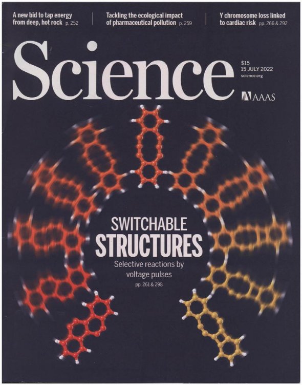 Image for Science Magazine: Features Selective Reactions by Voltage Pulses (15 July 2022) Science Magazine: Features Selective Reactions by Voltage Pulses (15 July 2022)