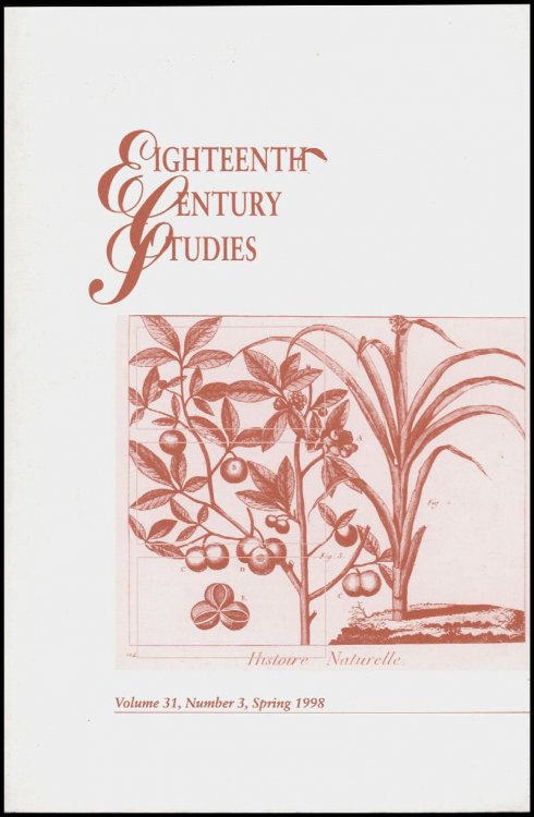 Eighteenth-Century Studies (Volume 31, Number 3, Spring 1998)