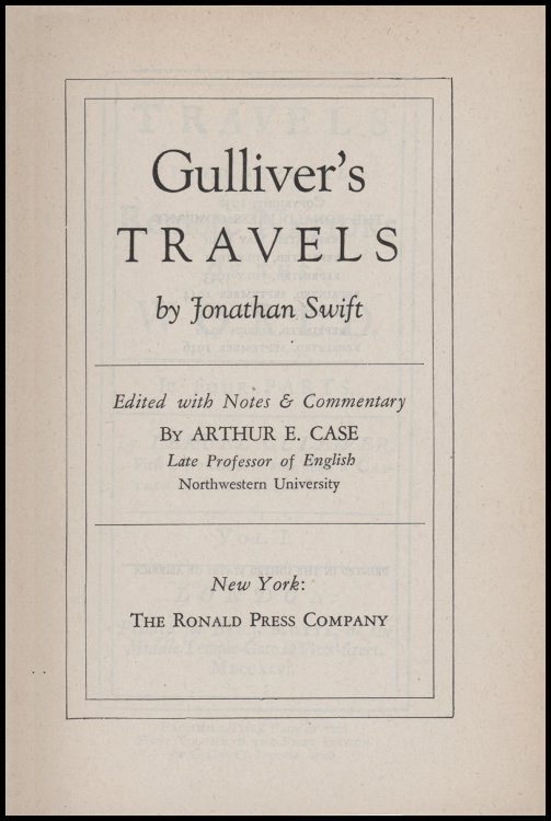 Image for Gulliver's Travels Gulliver's Travels