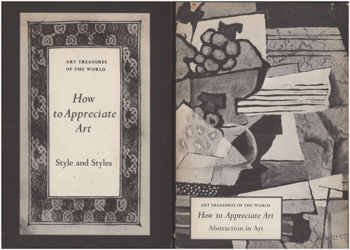 Eight booklets from the Art Treasures of the World series