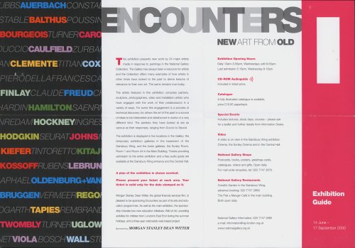 Image for Ephemera Collection: The National Gallery, London (News pamphlets, Exhibition brochures, Brief guide, etc.) Ephemera Collection: The National Gallery, London (News pamphlets, Exhibition brochures, Brief guide, etc.)