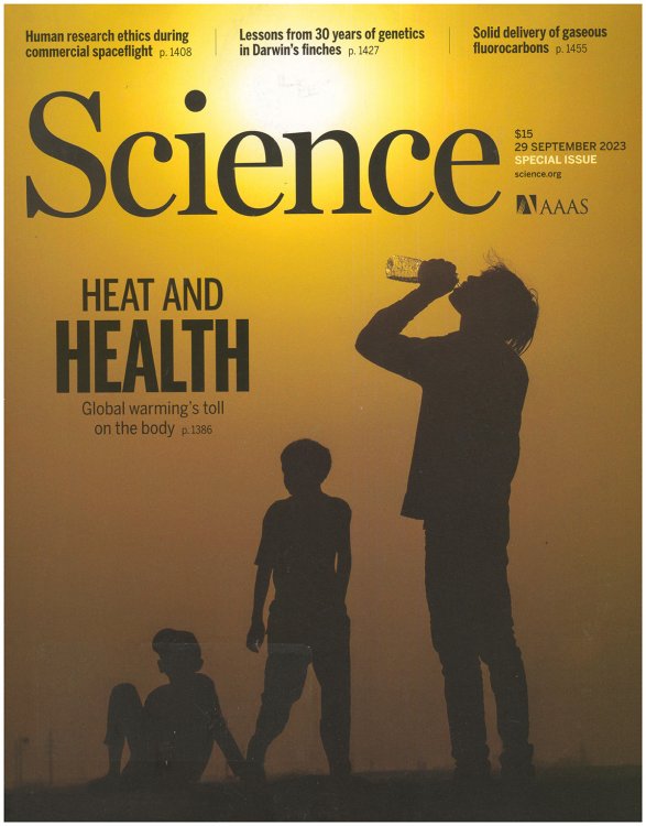 Image for Science Magazine: Heat and Health (29 September 2023) Science Magazine: Heat and Health (29 September 2023)