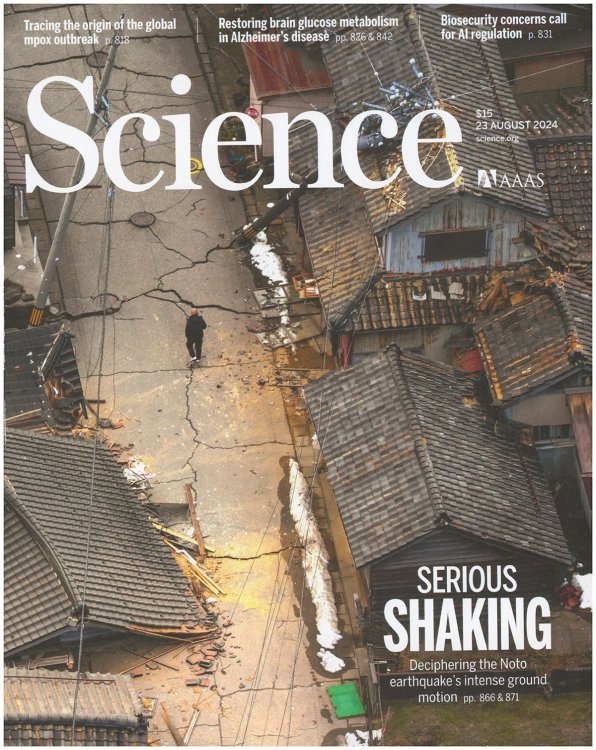 Image for Science Magazine: Noto Earthquake (23 August 2024) Science Magazine: Noto Earthquake (23 August 2024)