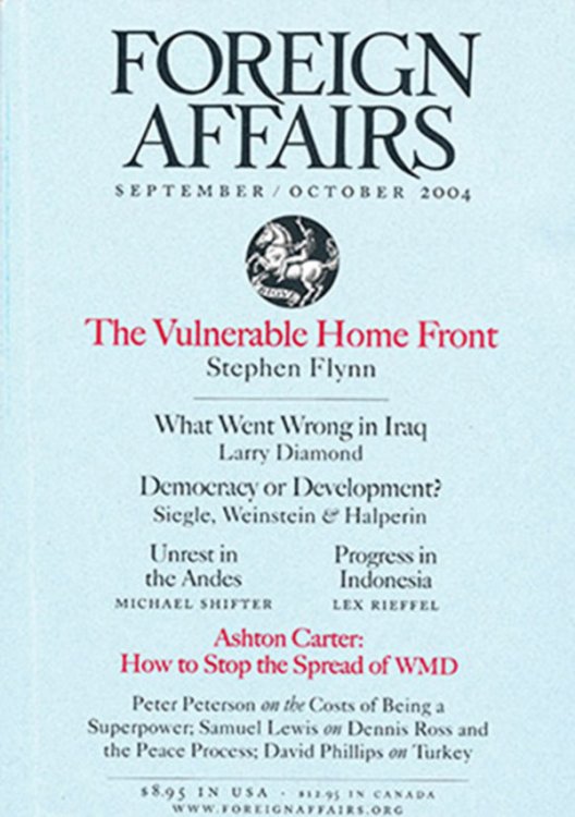 Image for Foreign Affairs (September/October 2004, Vol 83, No. 5) Foreign Affairs (September/October 2004, Vol 83, No. 5)