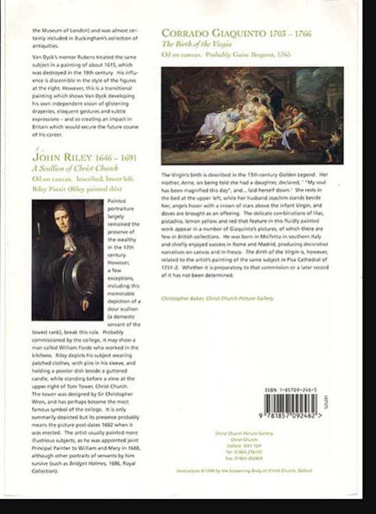 Image for A College Collection: Paintings at Christ Church, Oxford A College Collection: Paintings at Christ Church, Oxford