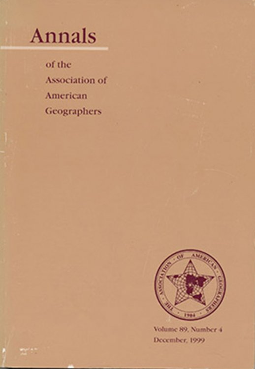 Image for Annals of the Association of American Geographers (Volume 89, December 1999, No. 4) Annals of the Association of American Geographers (Volume 89, December 1999, No. 4)