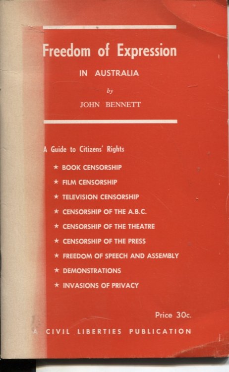 FREEDOM OF EXPRESSION IN AUSTRALIA