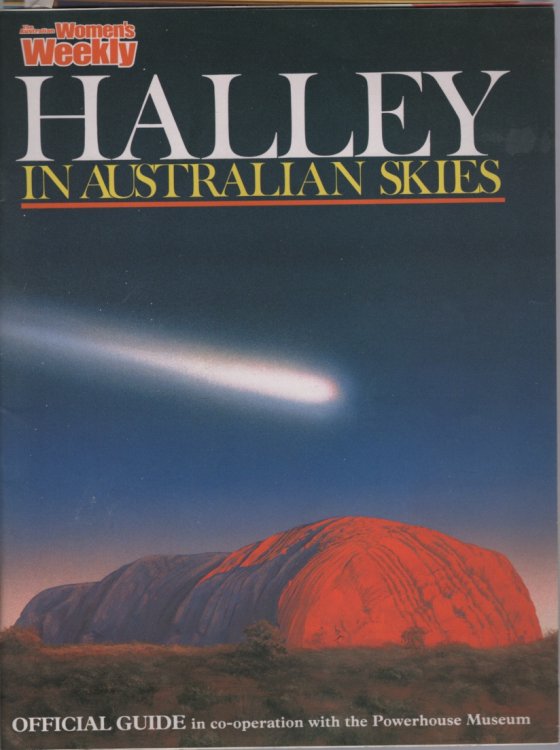HALLEY IN AUSTRALIAN SKIES WITH LIFTOUT MAP Australian Women's Weekly in Co-Operation with the Powerhouse Museum