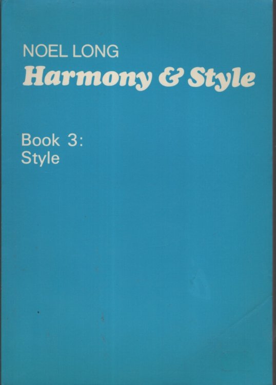 Image for HARMONY & STYLE Book 3 : Style HARMONY & STYLE Book 3 : Style