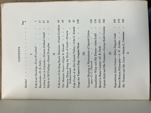 Publications of the Texas Folk-Lore Society Number IX Southwestern Lore