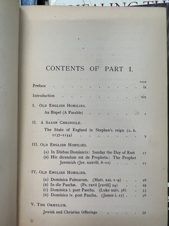 Specimens of Early English
