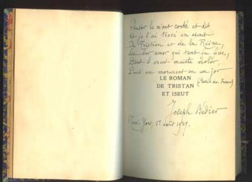 Le Roman De Tristan et Iseut