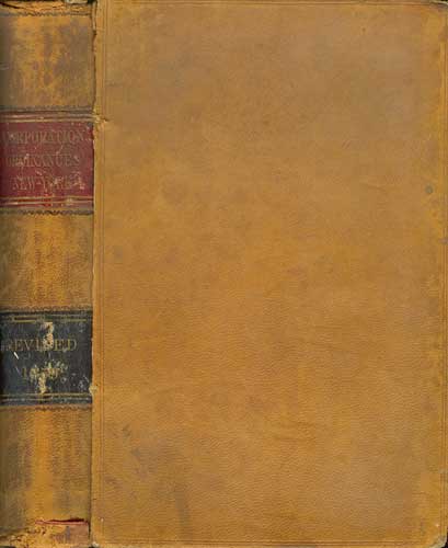 Ordinances of the Mayor, Aldermen and Commonalty of the City of New York: Revised A.D. 1859