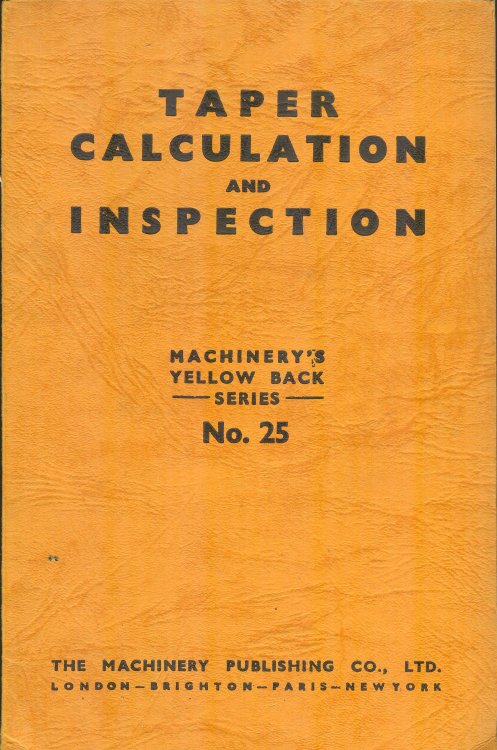 Taper Calculation and Inspection