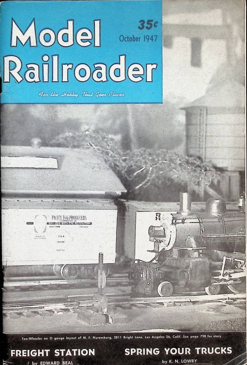 Image for Model Railroader: October 1947 , Volume 14, No. 10 Model Railroader: October 1947 , Volume 14, No. 10