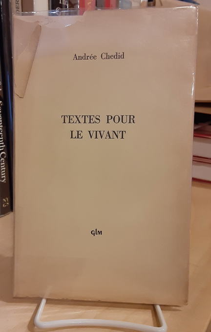 Image for Textes Pour Le Vivant Textes Pour Le Vivant