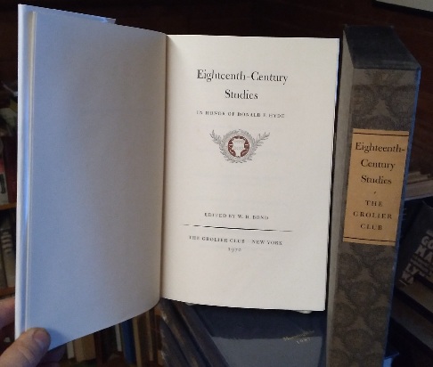 Image for Eighteenth-Century Studies in Honor of Donald F. Hyde Eighteenth-Century Studies in Honor of Donald F. Hyde