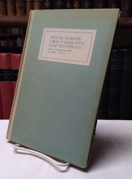 Image for Frank Norris Two Poems & Kim Reviewed. With a Bibliography Frank Norris Two Poems & Kim Reviewed. With a Bibliography