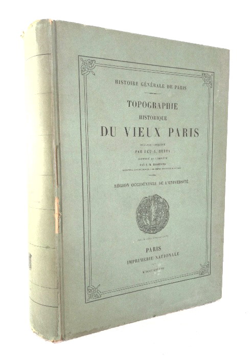Image for Topographie Historique Du Vieux Paris: Region Occidentale De L'Universite Topographie Historique Du Vieux Paris: Region Occidentale De L'Universite