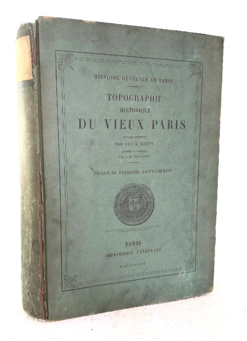 Image for Topographie Historique Du Vieux Paris. Region Centrale De L'Universite Topographie Historique Du Vieux Paris. Region Centrale De L'Universite