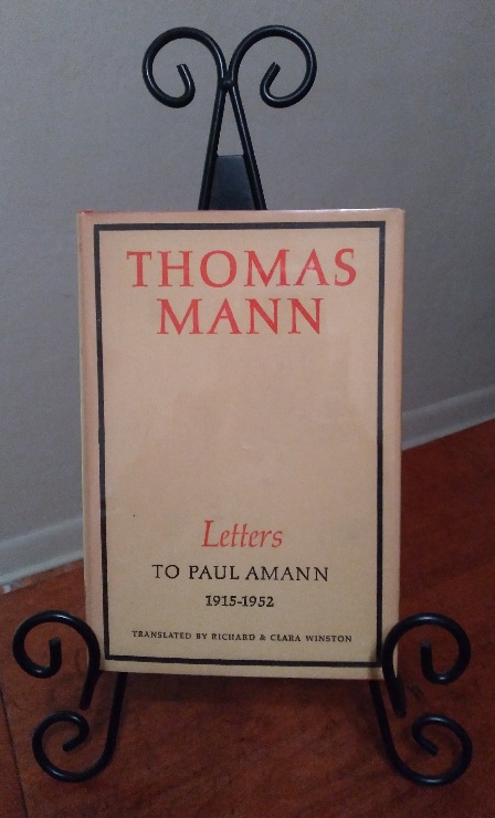 Image for Thomas Mann Letters to Paul Amann 1915-1952 Thomas Mann Letters to Paul Amann 1915-1952