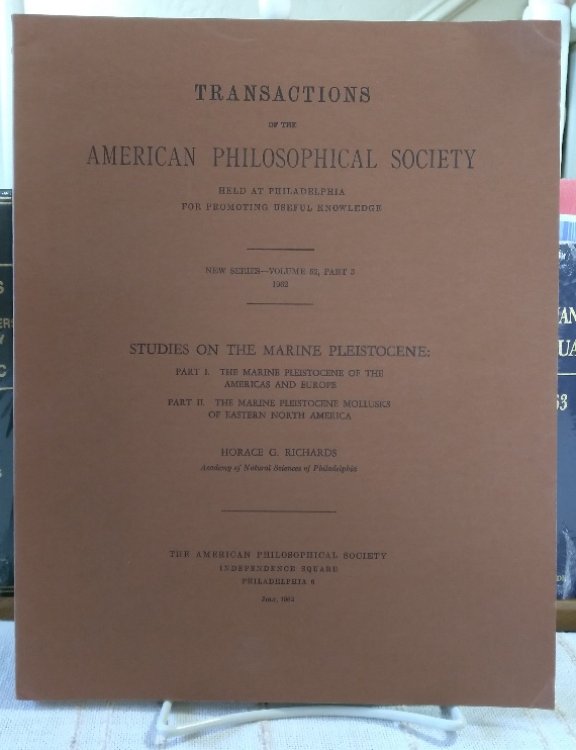 Image for Studies on the Marine Pleistocene Studies on the Marine Pleistocene