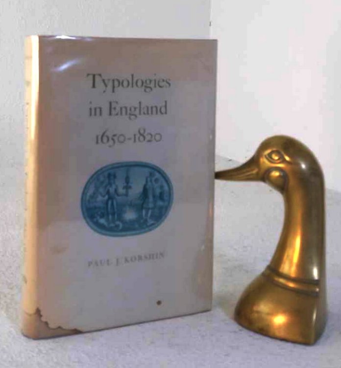 Image for Typologies in England, 1650-1820 Typologies in England, 1650-1820