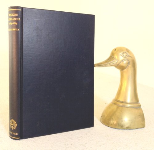 Image for English Literature 1789-1815 English Literature 1789-1815