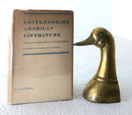 Image for Contemporary American Literature: bibliographies and study outlines Contemporary American Literature: bibliographies and study outlines