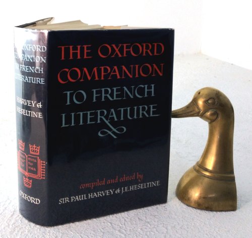 The Oxford Companion to French Literature