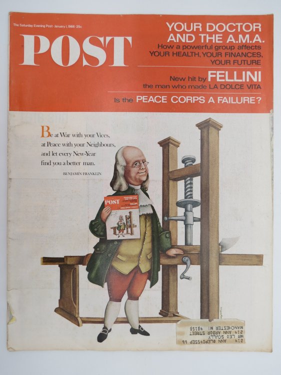 THE SATURDAY EVENING POST MAGAZINE, JANUARY 1, 1966