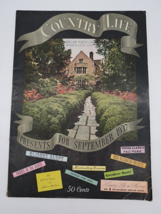 COUNTRY LIFE MAGAZINE, SEPTEMBER 1937