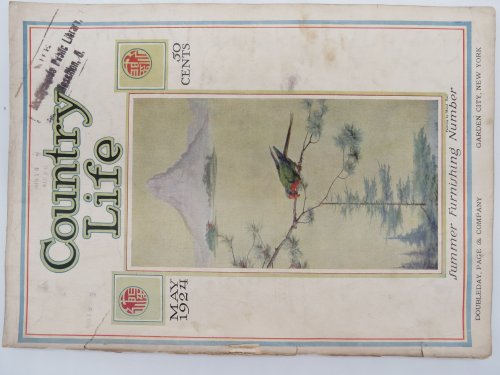 COUNTRY LIFE MAGAZINE, MAY 1924 (NORMAN ROCKWELL FISK TIRE; SUMMER FINISHING NUMBER)
