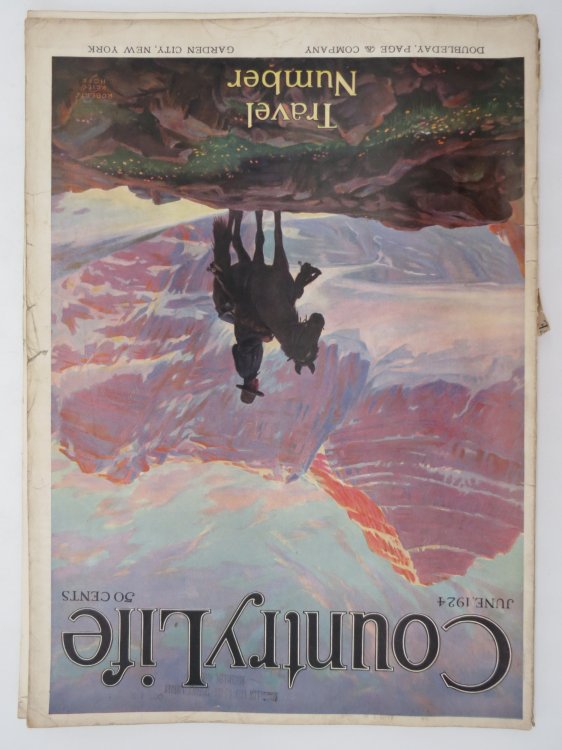 COUNTRY LIFE MAGAZINE, JUNE 1924 (ROBERTS KRIEG HOFF CANADIAN ROCKIES WESTERN COVER; TRAVEL NUMBER; JESSIE WILLCOX SMITH AD)