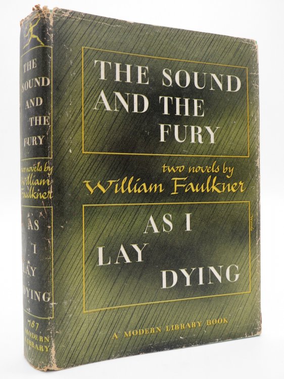 THE SOUND AND THE FURY & AS I LAY DYING; (DJ is protected by a clear, acid-free mylar cover)