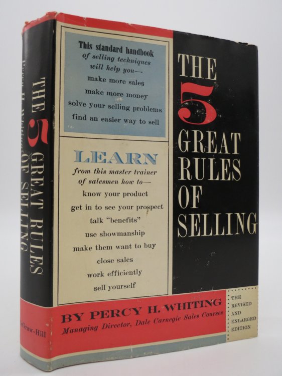 FIVE GREAT RULES OF SELLING (DJ Protected by a Brand New, Clear, Acid-Free Mylar Cover)