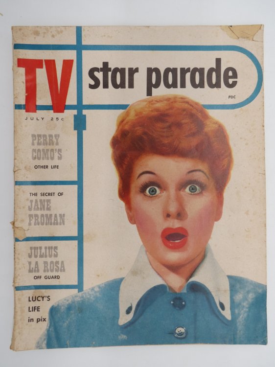 TV STAR PARADE MAGAZINE, JULY 1952 (LUCY COVER)