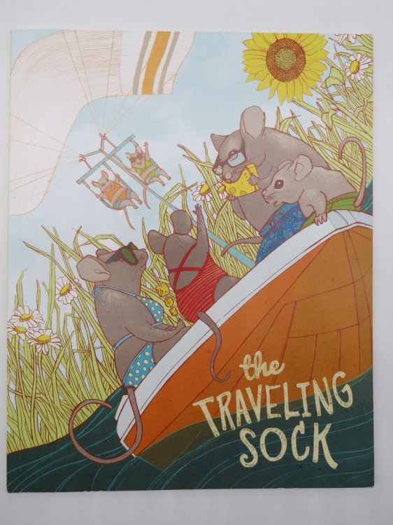 Image for THE TRAVELING SOCK; 28 Illustrations of Students' Theories of the Missing Sock THE TRAVELING SOCK; 28 Illustrations of Students' Theories of the Missing Sock