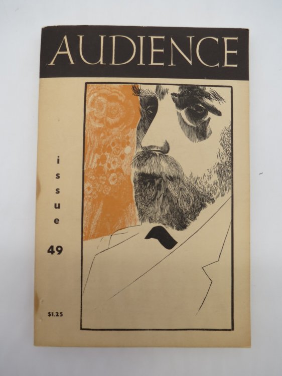 AUDIENCE, ISSUE 49 (GEORGE LOCKWOOD COVER - ORIGINAL ENGRAVING HANDPRINTED BY THE ARTIST HIMSELF 'PORTRAIT OF REDON') ; A Quarterly of Literature and the Arts