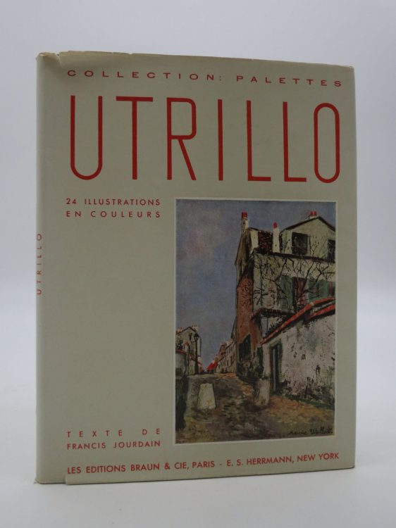 UTRILLO; 24 Illustrations En Couleurs (DJ Protected by a Brand New, Clear, Acid-Free Mylar Cover)