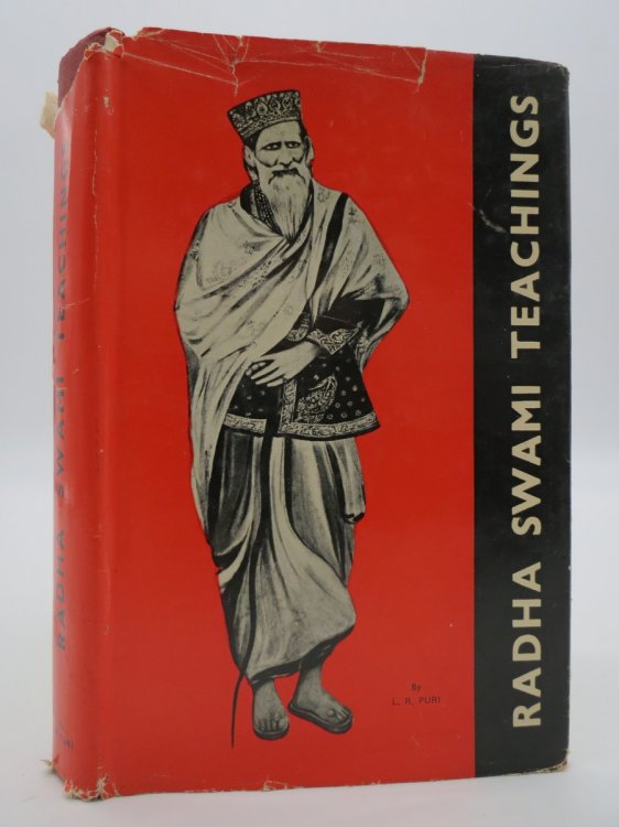 RADHA SWAMI TEACHINGS; As Given in Swami Ji's Book Sar Bachan' Poetry (DJ Protected by a Brand New, Clear, Acid-Free Mylar Cover)