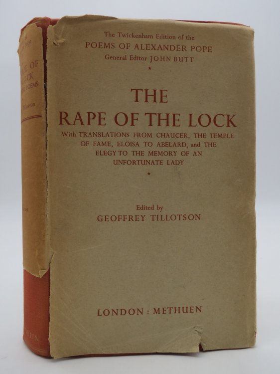 Image for THE RAPE OF THE LOCK AND OTHER POEMS (THE POEMS OF ALEXANDER POPE, VOLUME II) ; (DJ Protected by a Brand New, Clear, Acid-Free Mylar Cover) THE RAPE OF THE LOCK AND OTHER POEMS (THE POEMS OF ALEXANDER POPE, VOLUME II) ; (DJ Protected by a Brand New, Clear, Acid-Free Mylar Cover)
