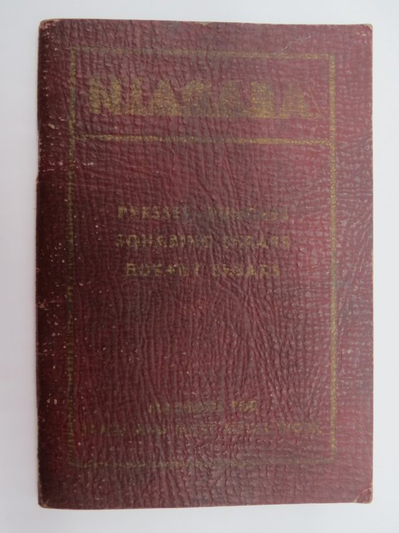 NIAGARA BOOKLET NO. 106-A; Presses, Squaring Sheers, Punches, Rotary Sheers, Machines for Plate & Sheet Metal Work