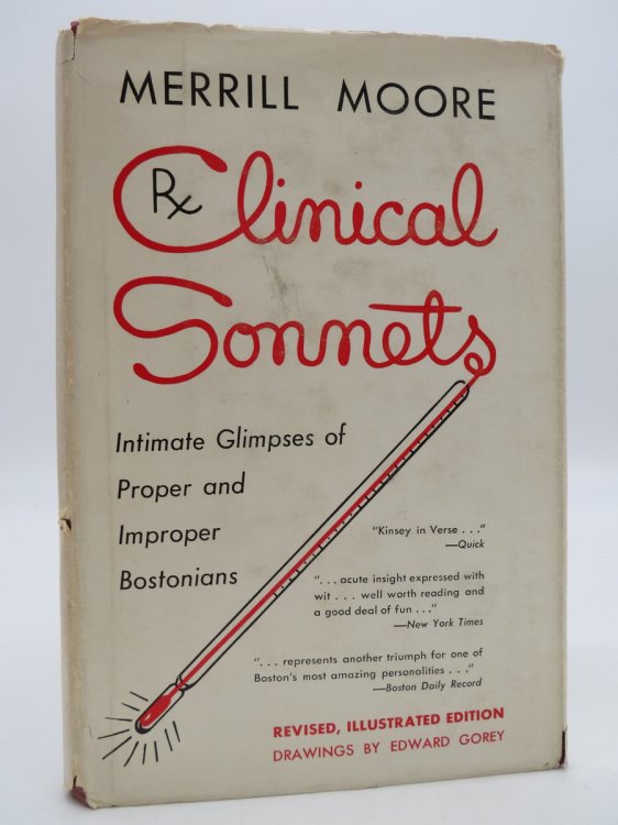 Image for CLINICAL SONNETS; Intimate Glimpses of Proper and Improper Bostonians (DJ Protected by a Brand New, Clear, Acid-Free Mylar Cover) CLINICAL SONNETS; Intimate Glimpses of Proper and Improper Bostonians (DJ Protected by a Brand New, Clear, Acid-Free Mylar Cover)